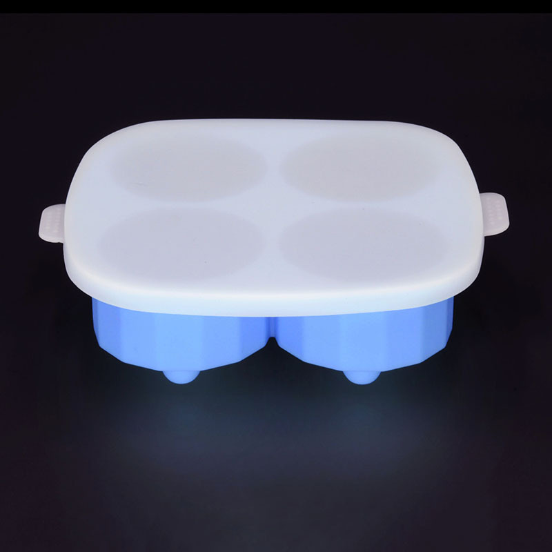 创意带盖大鳄鱼冰球 硅胶冰格 防串味恶搞鳄鱼辅食DIY 圆形冰格详情10