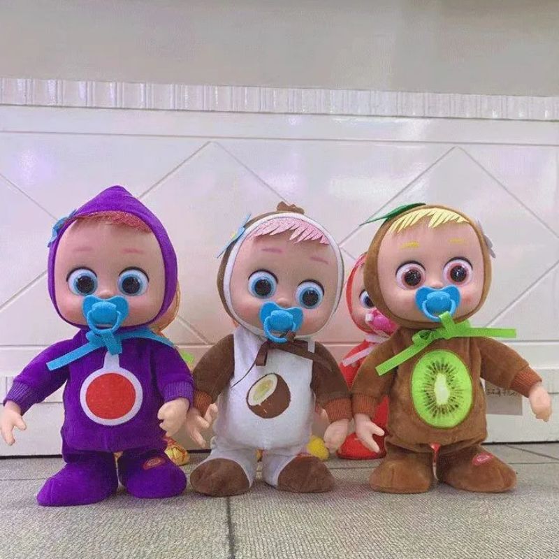 Hengxin juguetes fruta llorando eva diez pulgadas bebé juguete de simulación de bebé inglés cantando caminar eléctrico niños fruta parque 427234 Application Scenario
