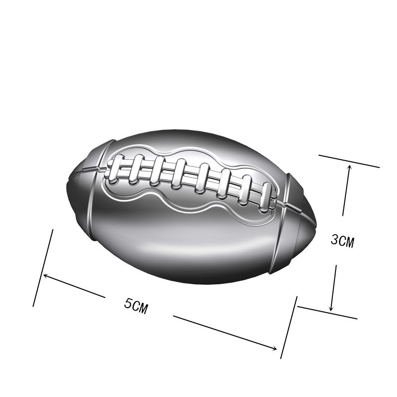 厂家直供硅胶冰格6连橄榄球冰格6孔硅胶冰球冰块模具创意带盖冰格详情9