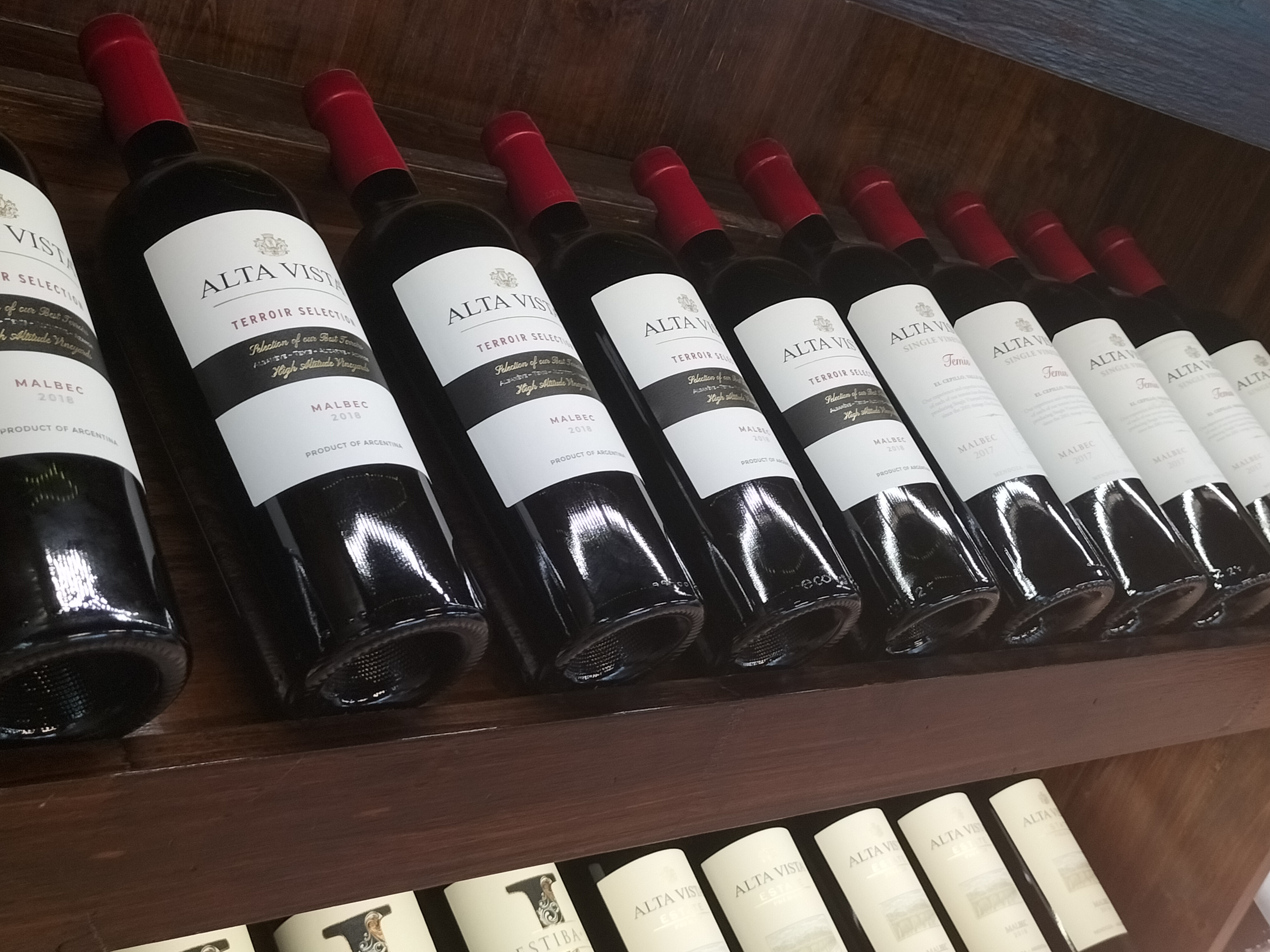 Argentina Alta Vista Terroir Selected Malbec Dry Red Wine Imported Packaging Original Bottle details Picture