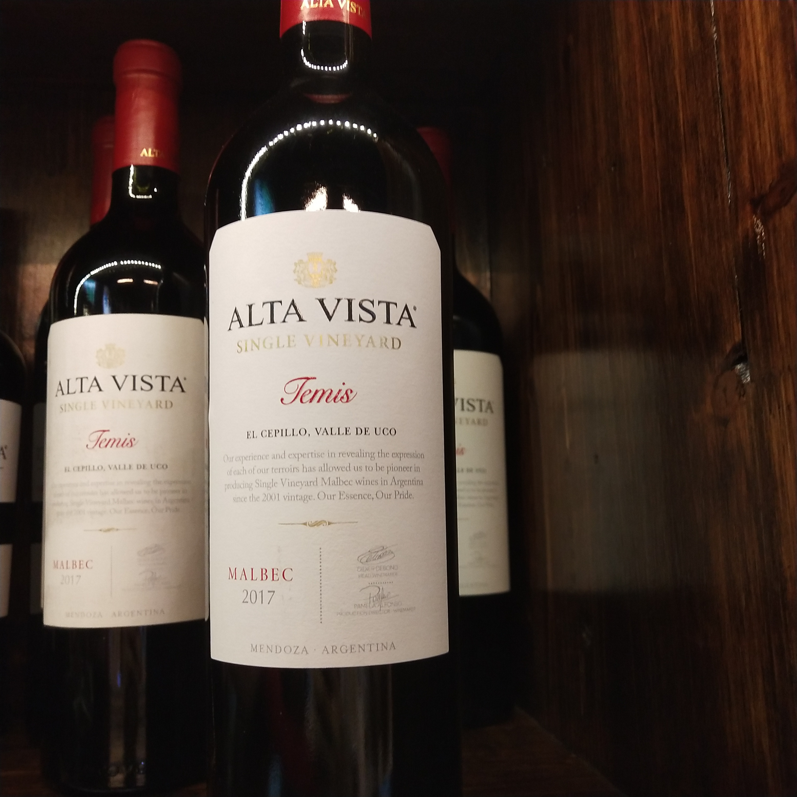 Alta Vista Single Garden Temez Dry Red Wine Argentina Original Imported Red Wine Specification drawing