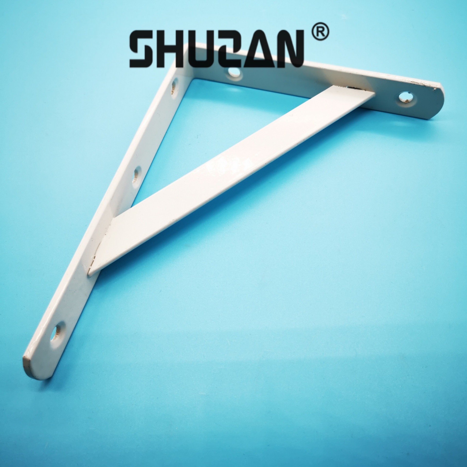 Factory Direct Sales Of Iron White Brackets, Angle Iron Fixed Brackets, Furniture Hardware Accessories Specification drawing