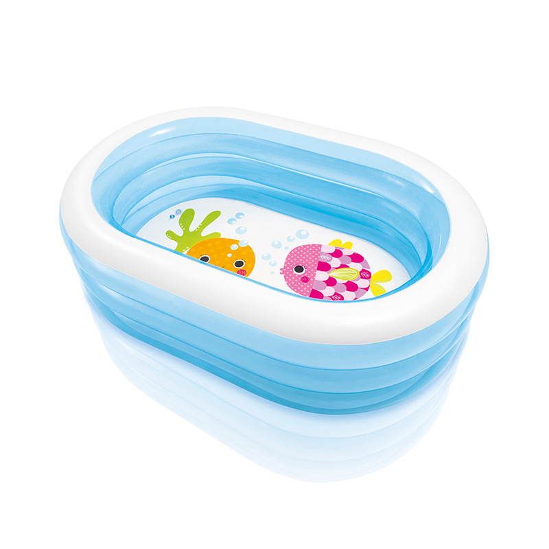 INTEX57482家居充气游泳池海洋球池椭圆充气戏水池儿童浴盆玩沙池详情2