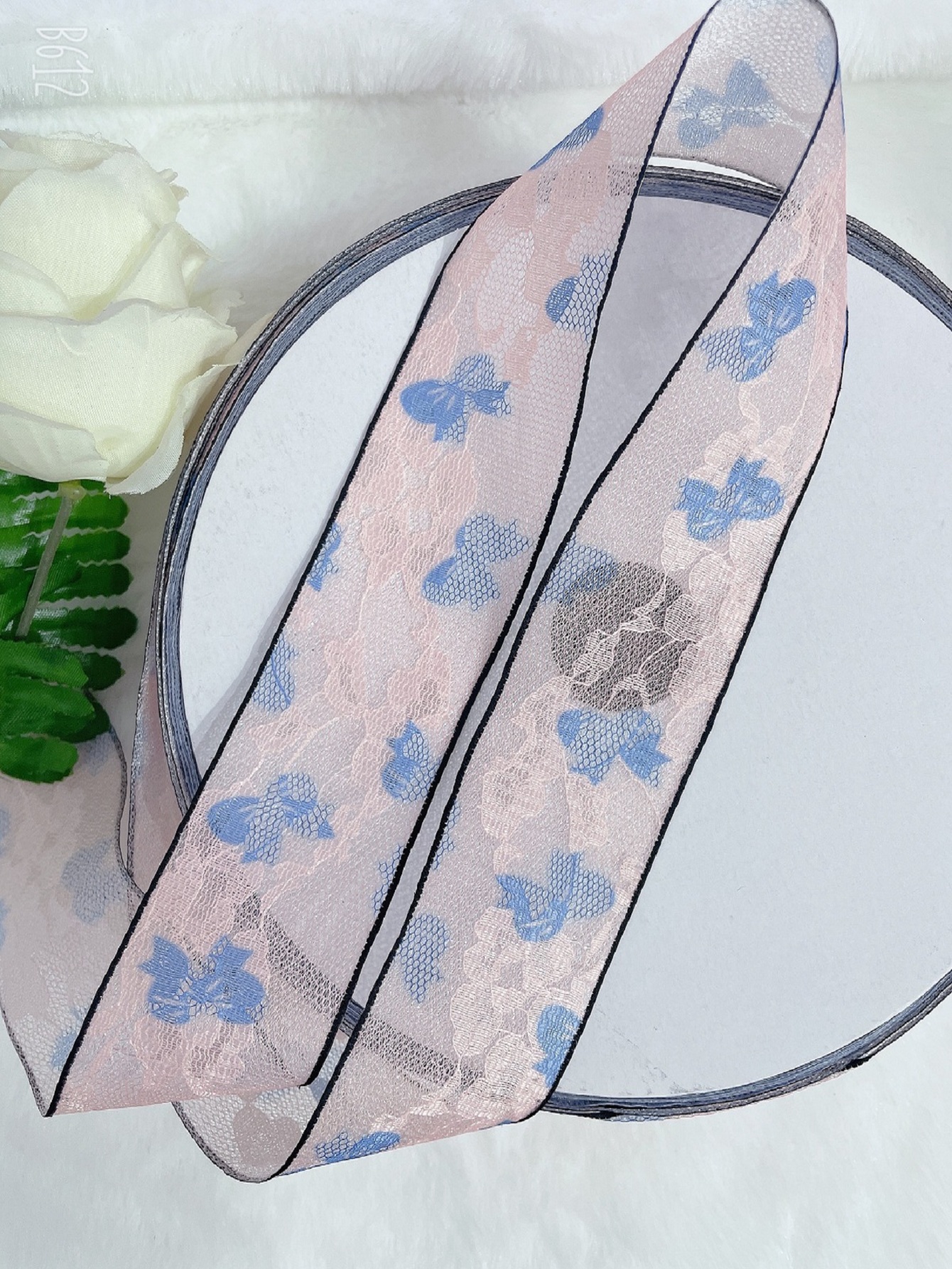 Factory Direct Sales New 3.8 Cm Lace Material Printed Jewelry With Packaging Belt Application Scenario