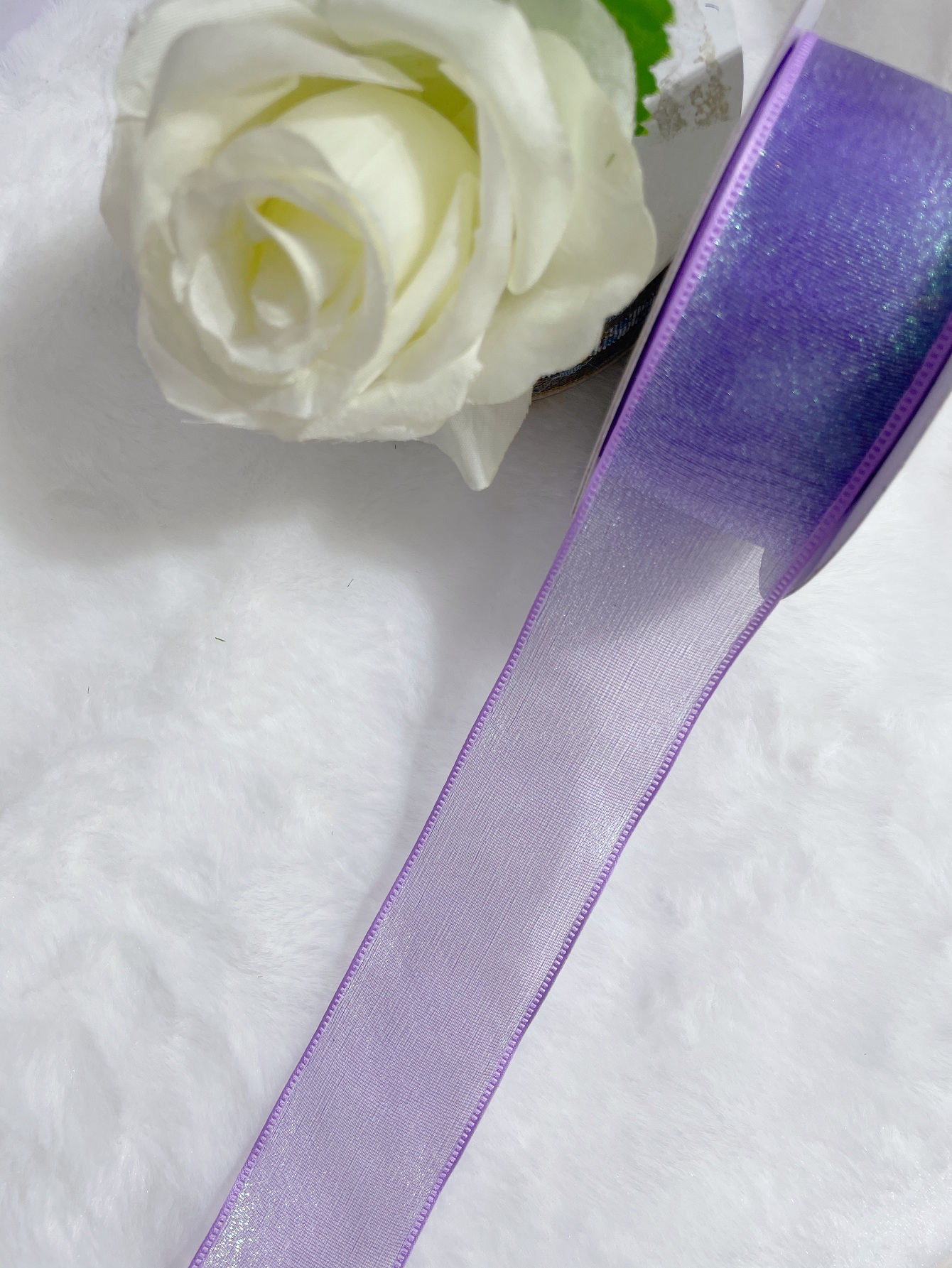 Factory Direct Sales New 23.8Cm Bright Silk Ribbon Jewelry Belt Packaging Belt Specification drawing