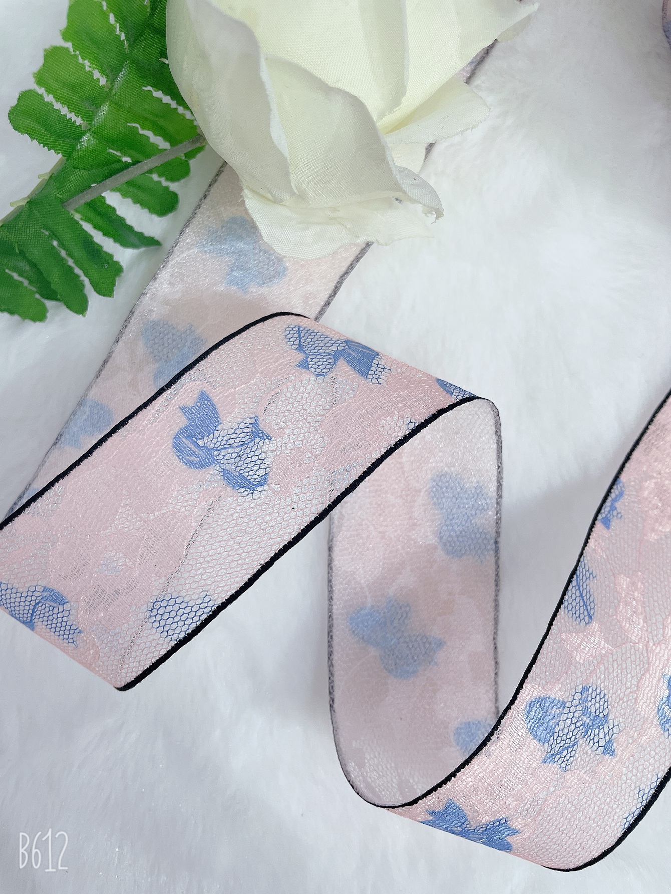 Factory Direct Sales New 3.8 Cm Lace Material Printed Jewelry With Packaging Belt details Picture