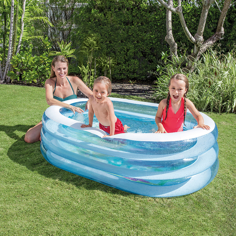 INTEX57482家居充气游泳池海洋球池椭圆充气戏水池儿童浴盆玩沙池详情1