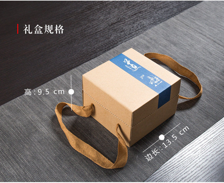 Kun Kun Ceramics Ge Kiln Split Ceramic Copper Buckle Tea Can, Celadon tea can, gift box packaging, sealed can, Ge Kiln Gift, small size customization, LOGO wholesale 055 pic 1