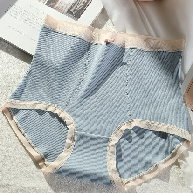 High Waist Light Plastic Underwear Female Cotton Increase Code 200 Pounds Postpartum Belly Mulberry Silk Anti-Bacterial Seamless Shorts New Explosive Comfortable Underwear Specification drawing