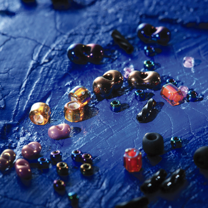 玻璃米珠/米珠/日本进口白底实物图