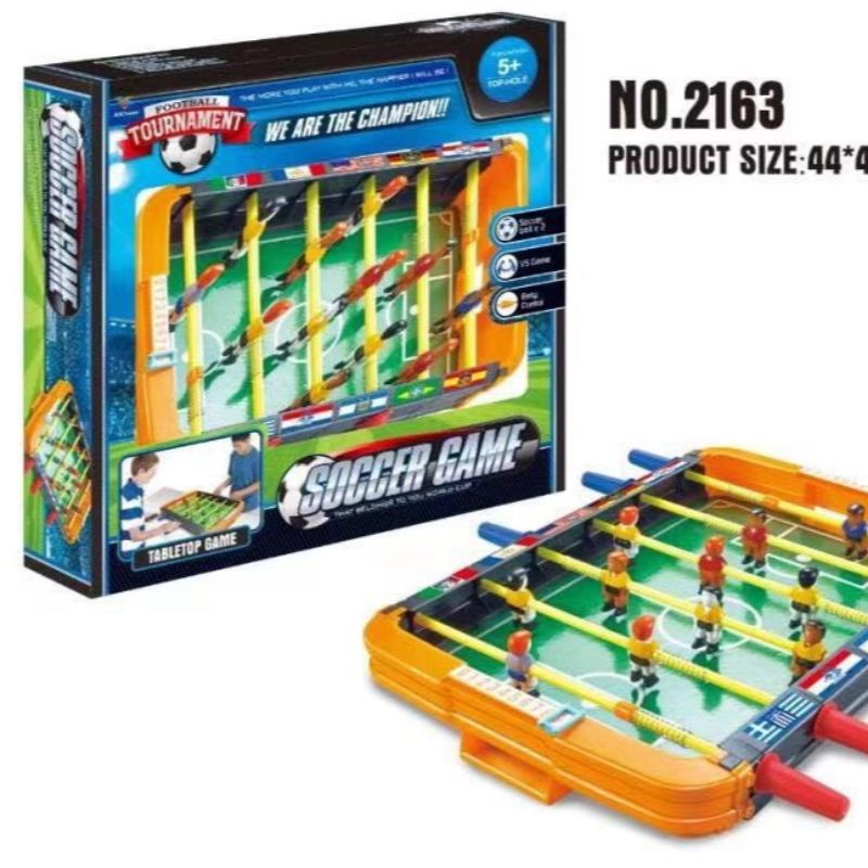 超群玩具商行儿童家用足球桌玩具 中号 经典木纹 中腿79详情3