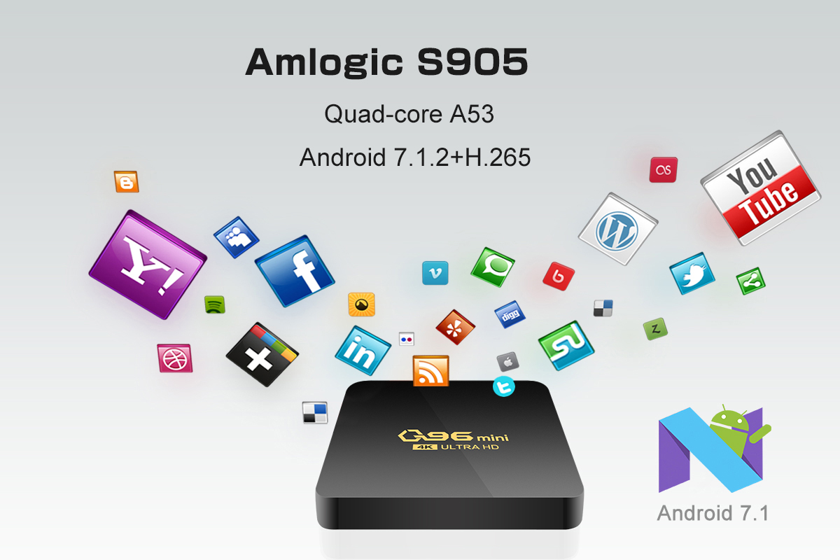 Q96mini Internet TV set-top BOX Android TV BOX Internet TV player TV box cross-border e-commerce promotion