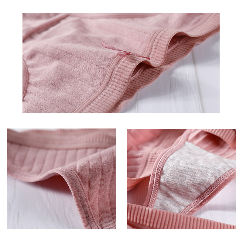Foreign Trade All Cotton Women's Thong Female Pure Cotton Breathable Sexy Sexy Temptation Cross-Border Ladies T Underwear details Picture