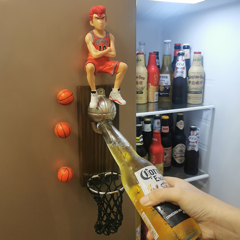 Basketball wall-mounted beer driver