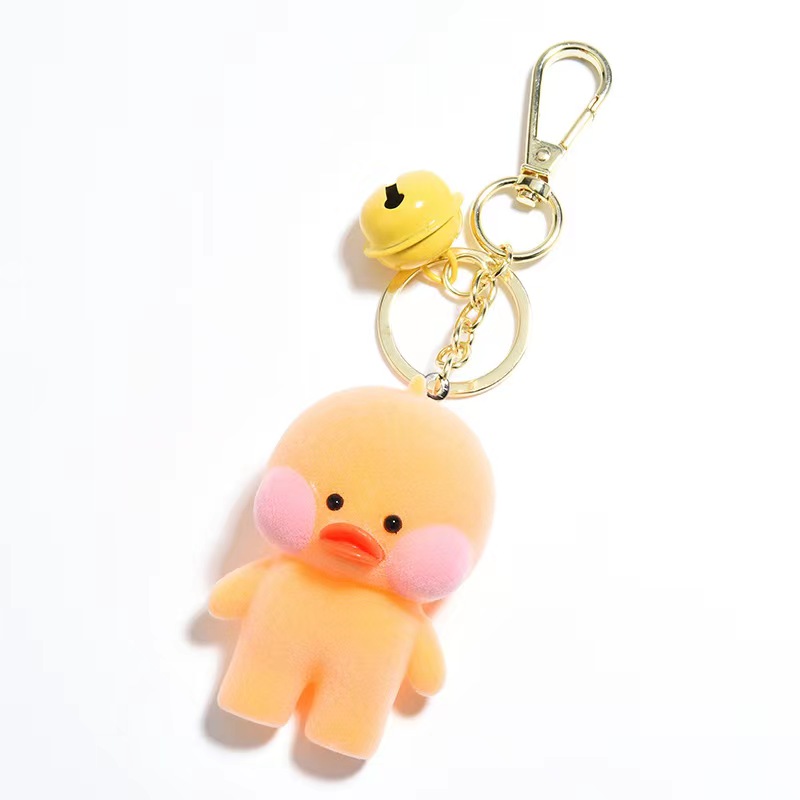 ins网红玻尿酸鸭公仔创意迷你小巧可爱萌包包挂件挂饰钥匙扣女详情3