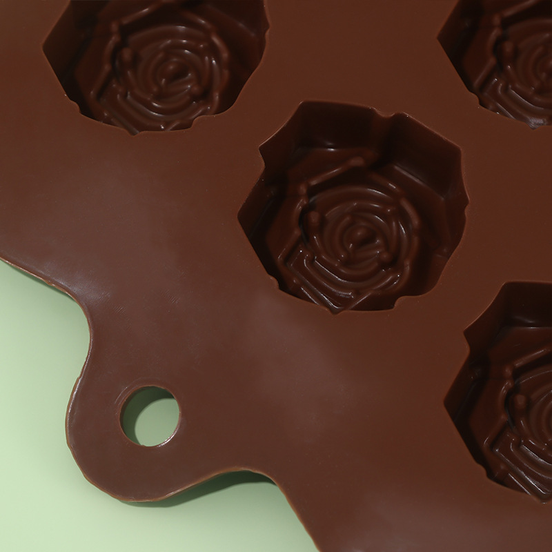 Silicone cake mold 15 even three-dimensional rose chocolate mold Item Picture
