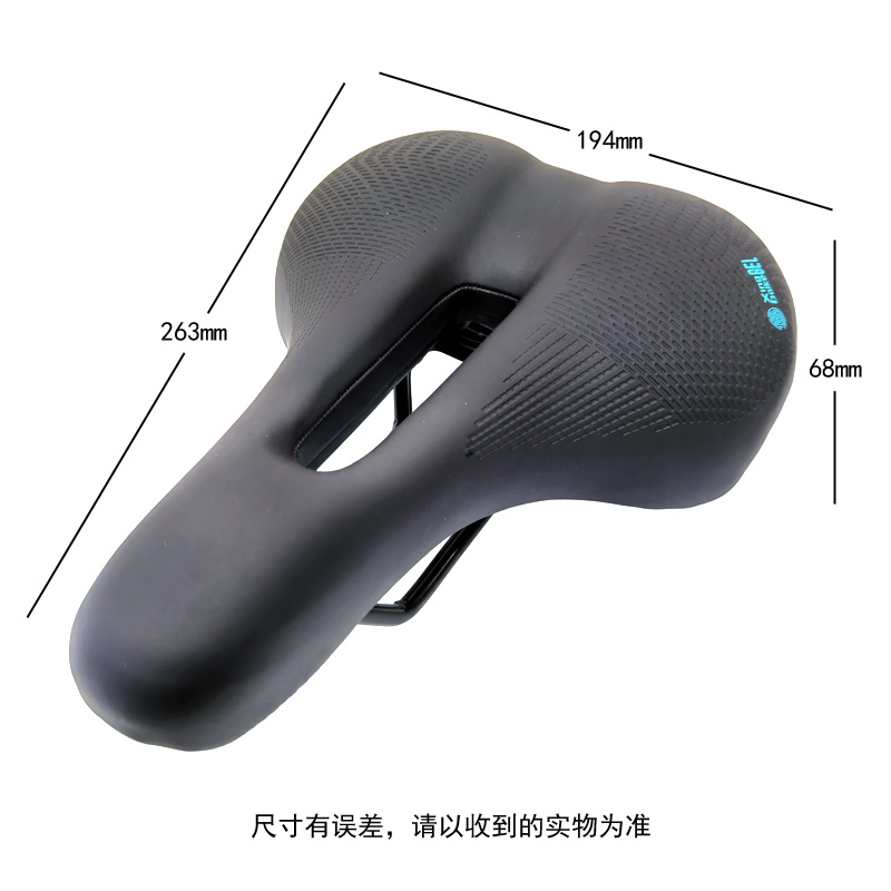6671T saddle (with silicone, no taillight), bicycle saddle, mountain bike seat cushion, bicycle seat cushion, seat cushion bag details Picture