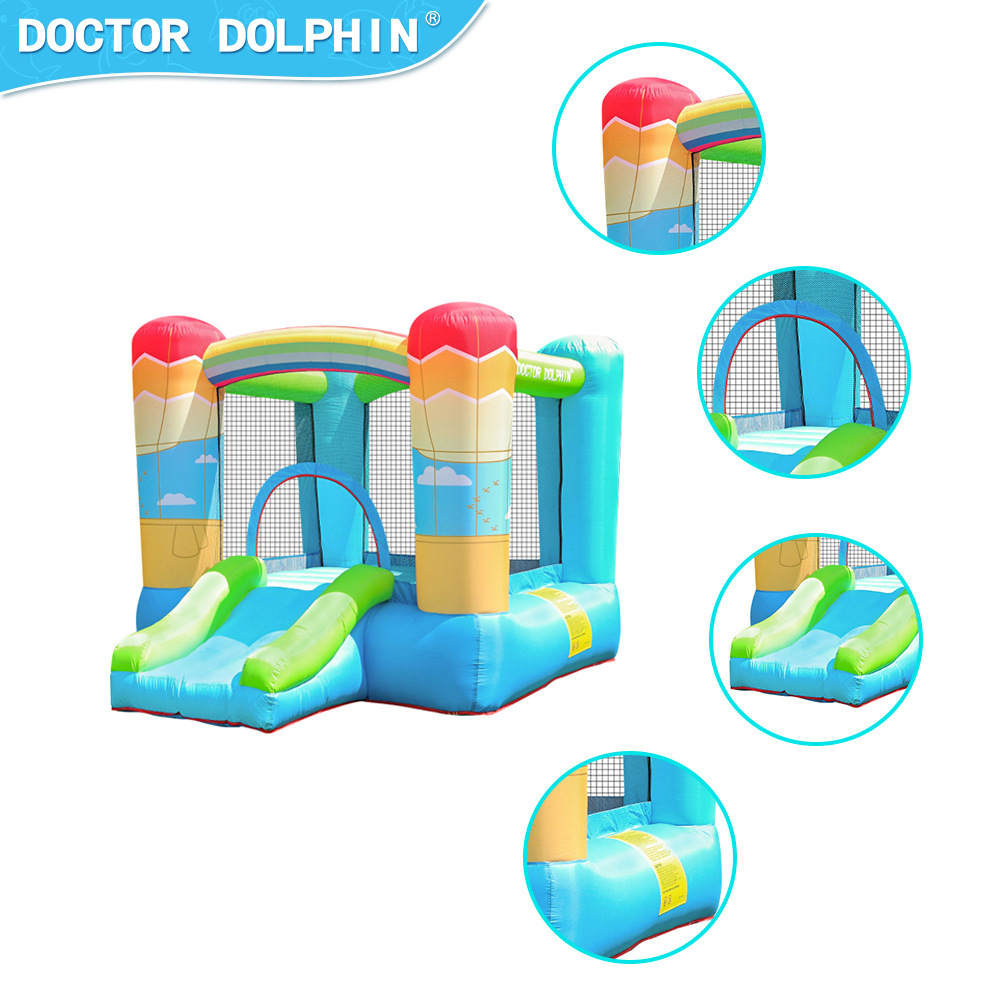 Doctor Dolphin 72016 Children's bouncy Castle theme balloon bed jumping children's bouncy castle small naughty castle children