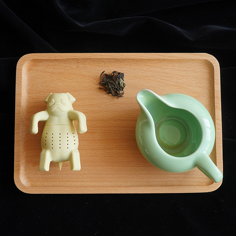 创意硅胶斗牛犬泡茶器 宠物狗狗 现货沙皮狗茶漏 哈巴狗滤茶器 厂家直销详情7