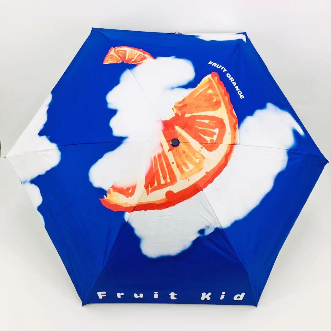 A5020 50% off black vinyl fruit sun protection umbrella from Hongda details Picture