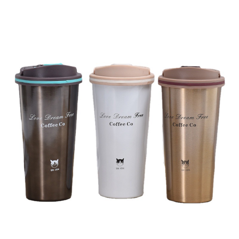 Double vacuum coffee cup