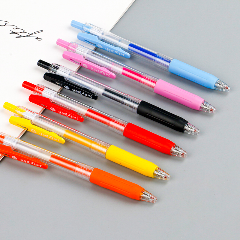 Neutral pen Press Juice pen Student pen Pen Creative multi-color pen Girl heart note-taking large capacity neutral pen