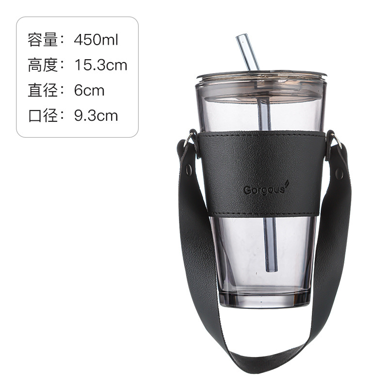 Glass water cup coffee cup
