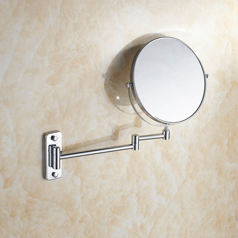 Beauty magnifying double-sided mirror
