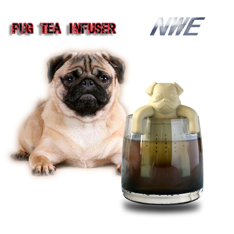 创意硅胶斗牛犬泡茶器 宠物狗狗 现货沙皮狗茶漏 哈巴狗滤茶器 厂家直销详情2