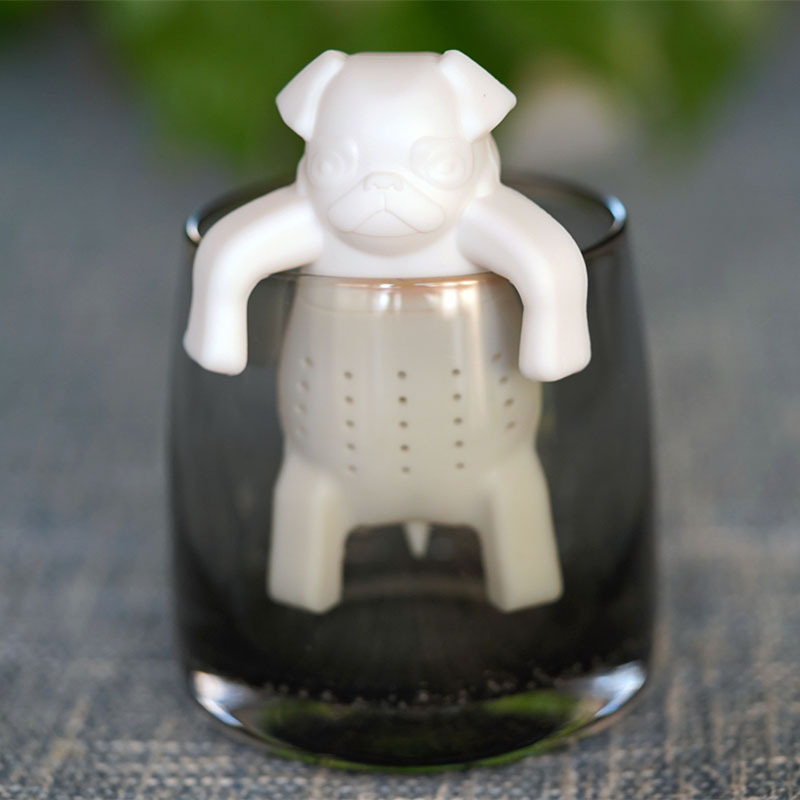 创意硅胶斗牛犬泡茶器 宠物狗狗 现货沙皮狗茶漏 哈巴狗滤茶器 厂家直销详情13
