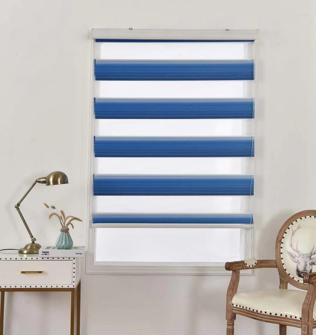 Louver curtain lattice curtain soft gauze curtain roll curtain bedroom living room office shade roll pull type factory thumbnail