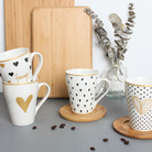 厂家直供创意复古马克杯家用陶瓷杯水杯情侣简约办公室杯子茶杯 咖啡杯