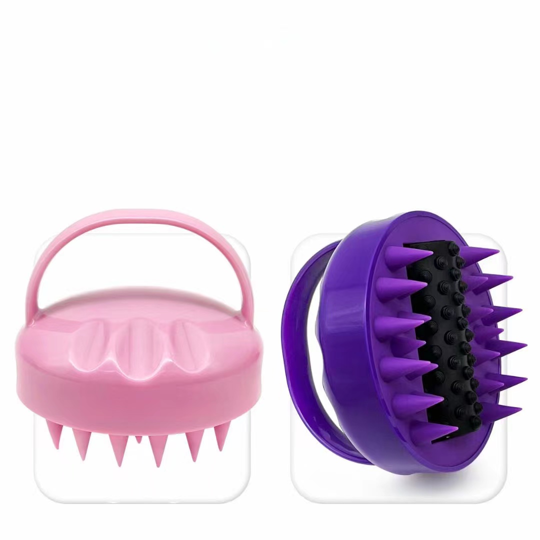 Silicone massage brush clean scalp nerve shunfa adjustable bathing shampoo shampoo hair tools