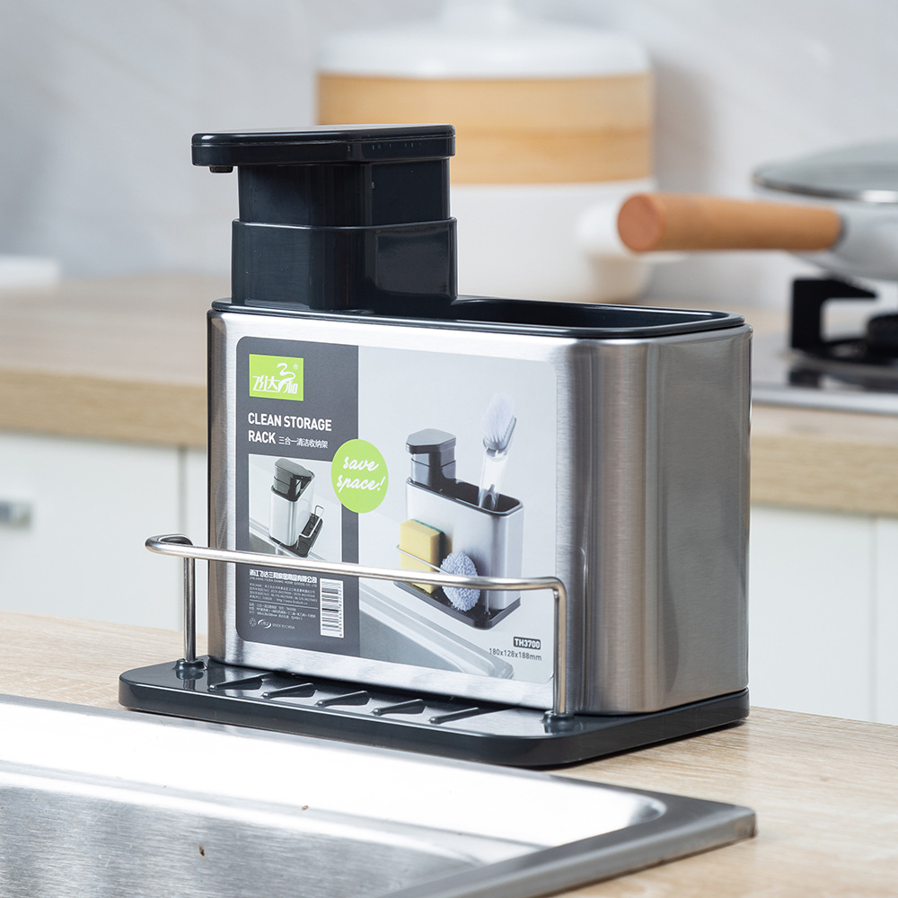 3-in-1 multi-functional kitchen storage rack