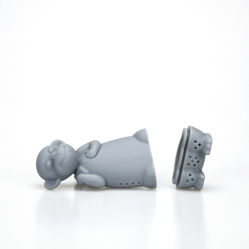 创意硅胶泡茶器 猴子泡茶器 硅胶大嘴猴茶包 懒人滤茶器现货详情4