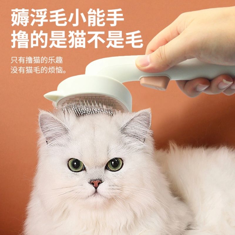 New pet comb, brush hair removal, floating hair removal comb, cat massage comb, skin-friendly, small and cute pet products Application Scenario