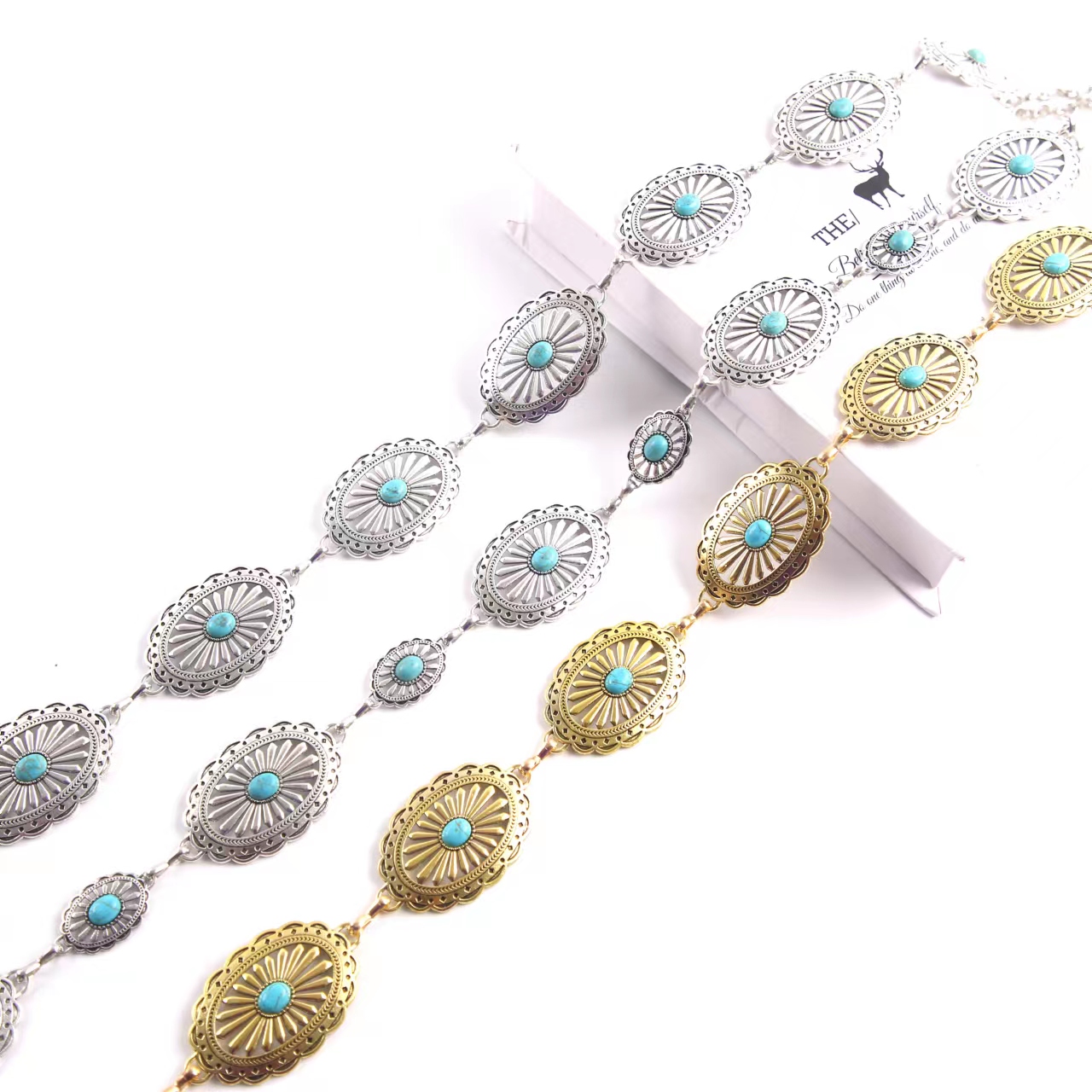 Salary belt and waist chain with jeans round waist accessory for women thumbnail