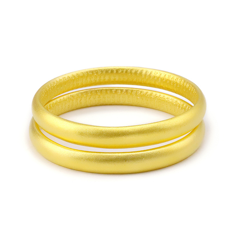 Live With Goods Small Red Book Tiktok With The Same Pure Copper Matte Ancient Heart Channel Bracelet Jewelry Closed-Mouth Heritage Bracelet Novelty Jewelry Item Picture