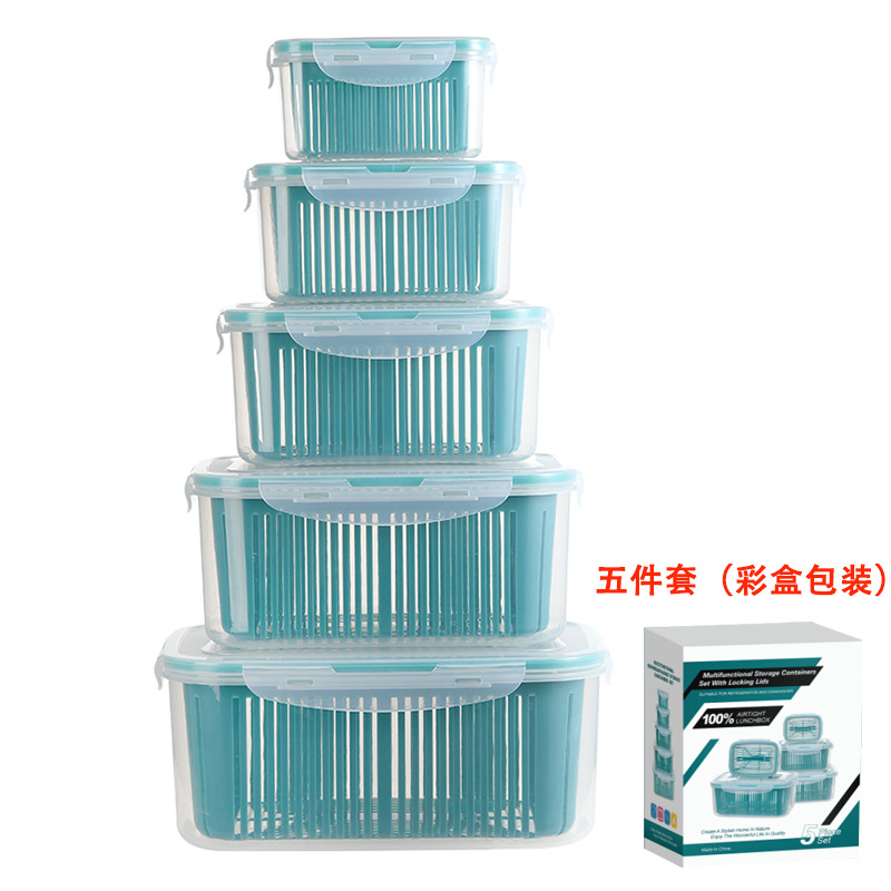 Fruit and vegetable storage box set