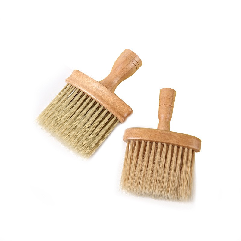 Hair salon barbershop general wooden broken hair swept clean hair brush neck soft brush hair products thumbnail