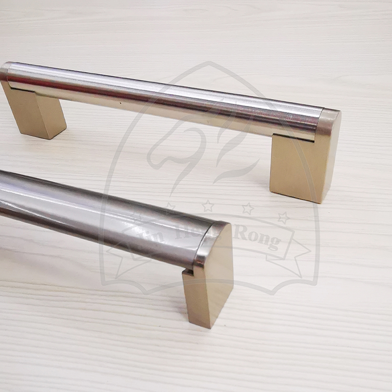 Stainless STEEL HANDLE ROUND BODY SQUARE FOOT HOLLOW handle CUPBOARD small handle furniture drawer small pull details Picture