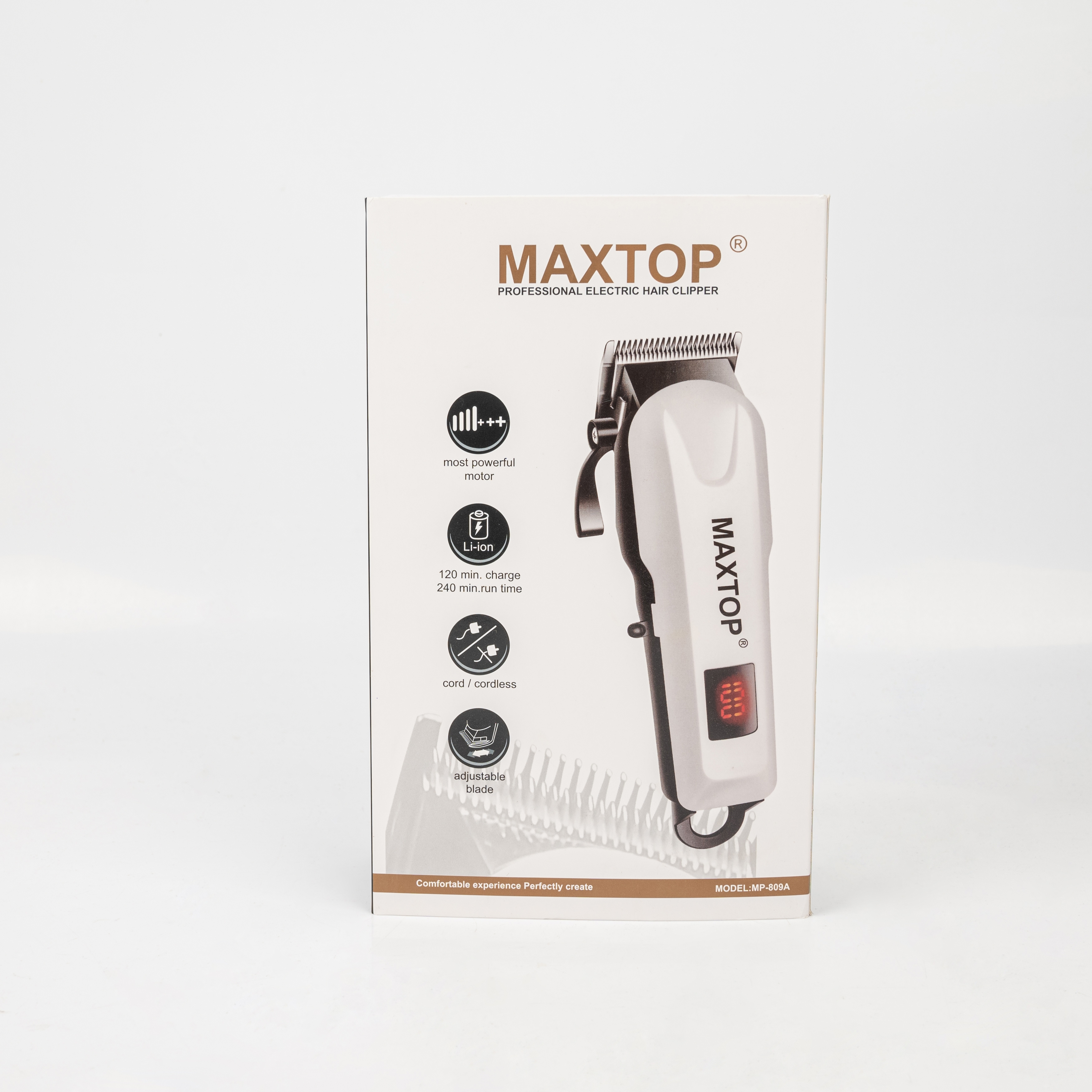MAXTOP Hair clipper tape display electric hair clipper electric clipper TV