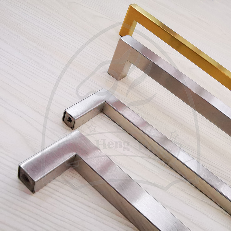 Stainless STEEL HOLLOW HANDLE FURNITURE SQUARE HANDLE DRAWER HANDLE DRAWER SMALL HANDLE CABINET WOODEN DOOR HANDLE HANDLE full figure