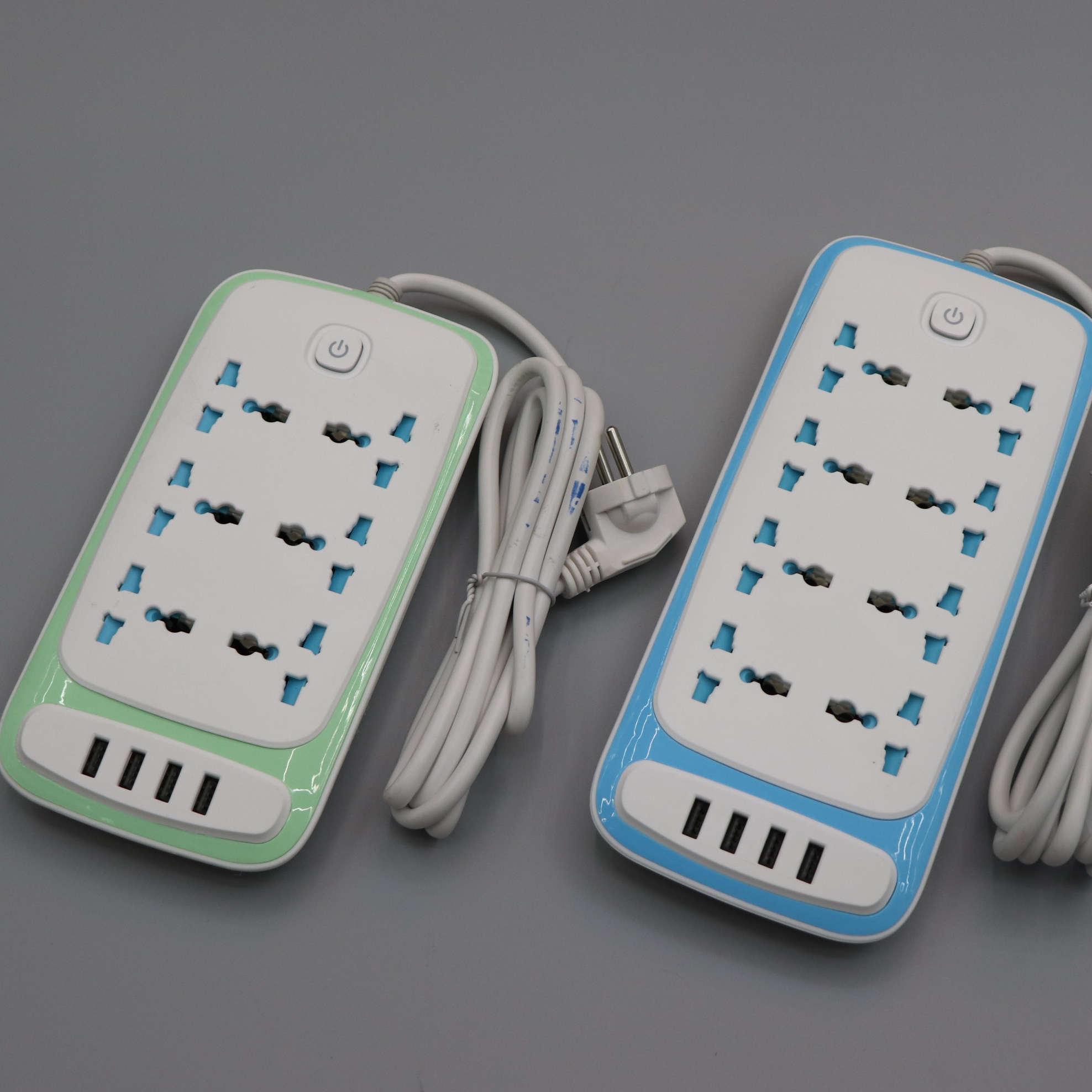 6-bit 8-bit pair plug 6 8 universal holes 4 USB mobile phone charging 2022 new plug socket foreign trade plug board manufacturer direct thumbnail