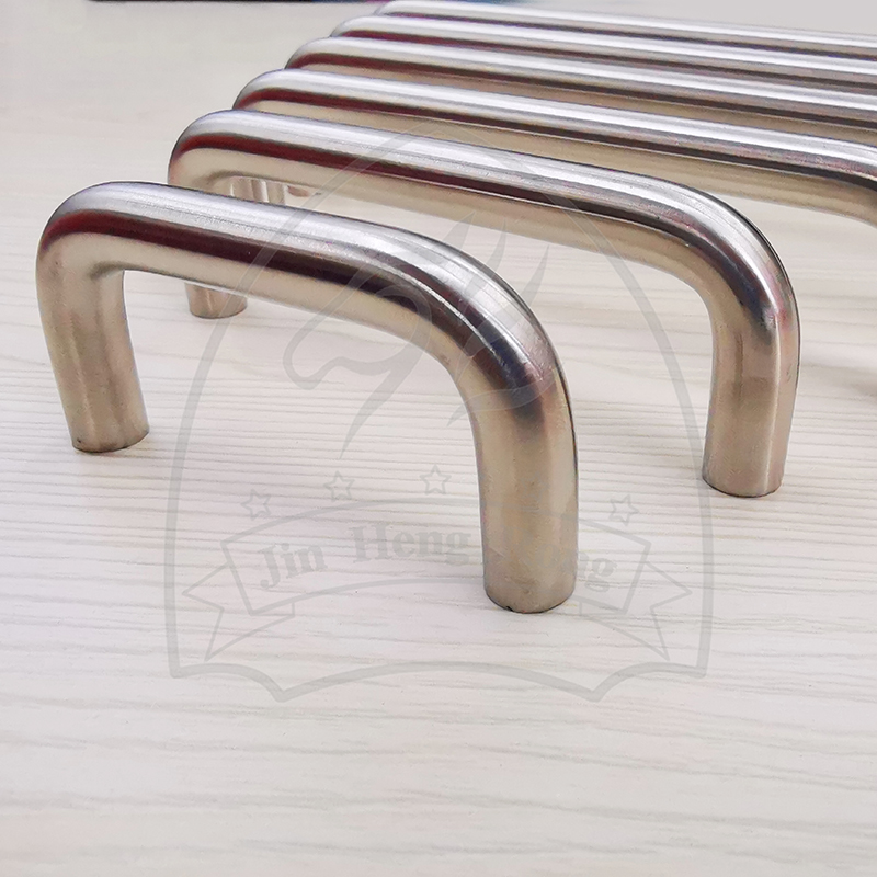 Drawer handle 304 stainless steel solid wardrobe door cabinet handle U shaped double bend handle stainless steel door handle Application Scenario