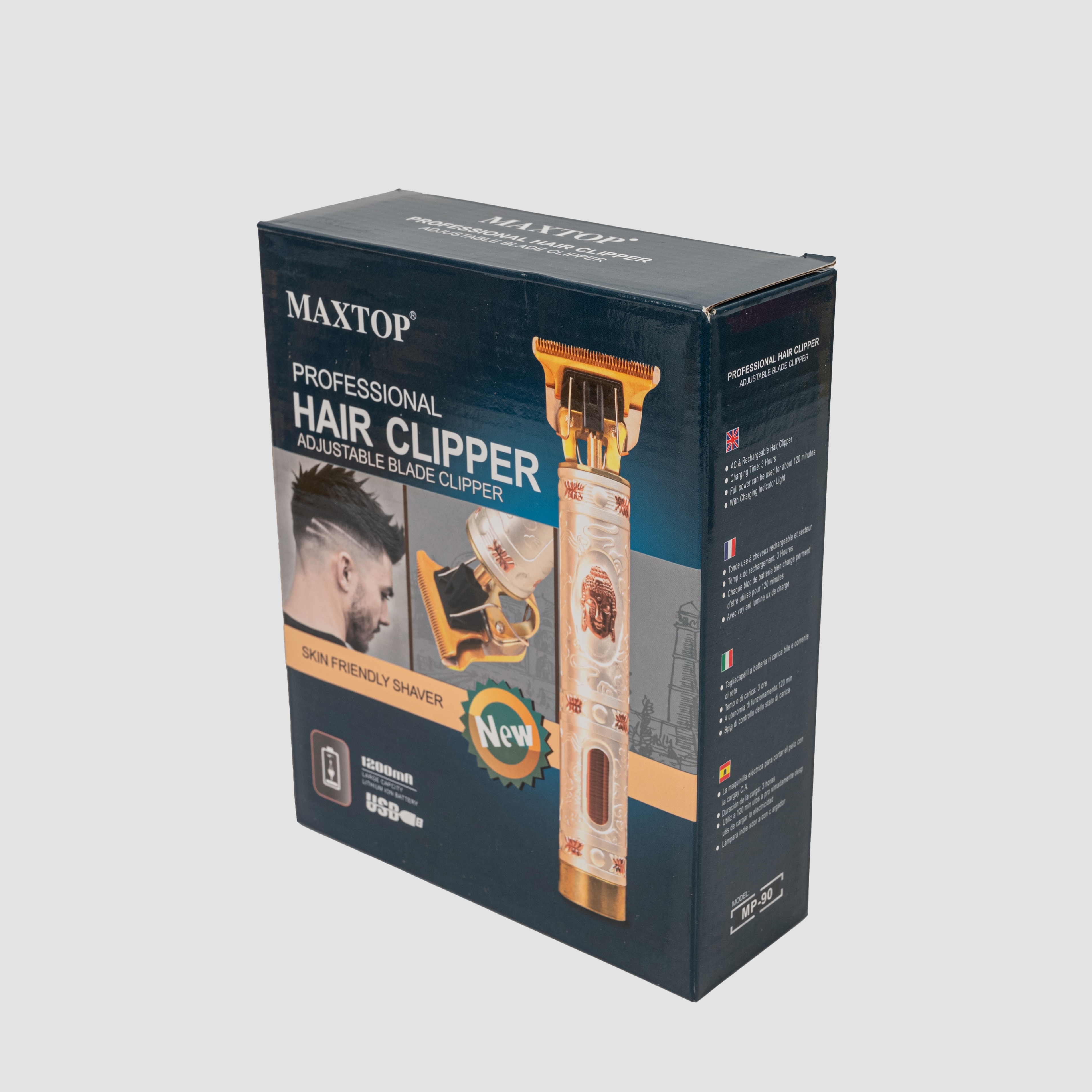 MAXTOP Buddhist Hair clippers Electric hair clippers with batteries