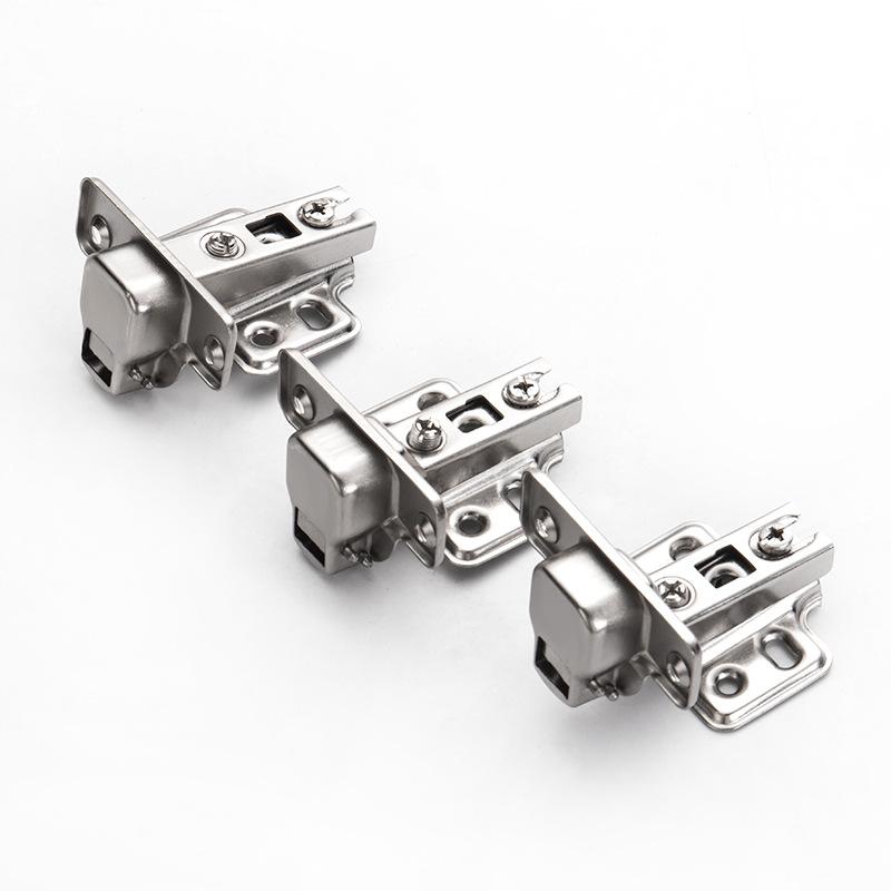 Stainless steel short arm hinge damping buffer hydraulic cabinet door hinge wardrobe mute aircraft spring hinge hardware Item Picture