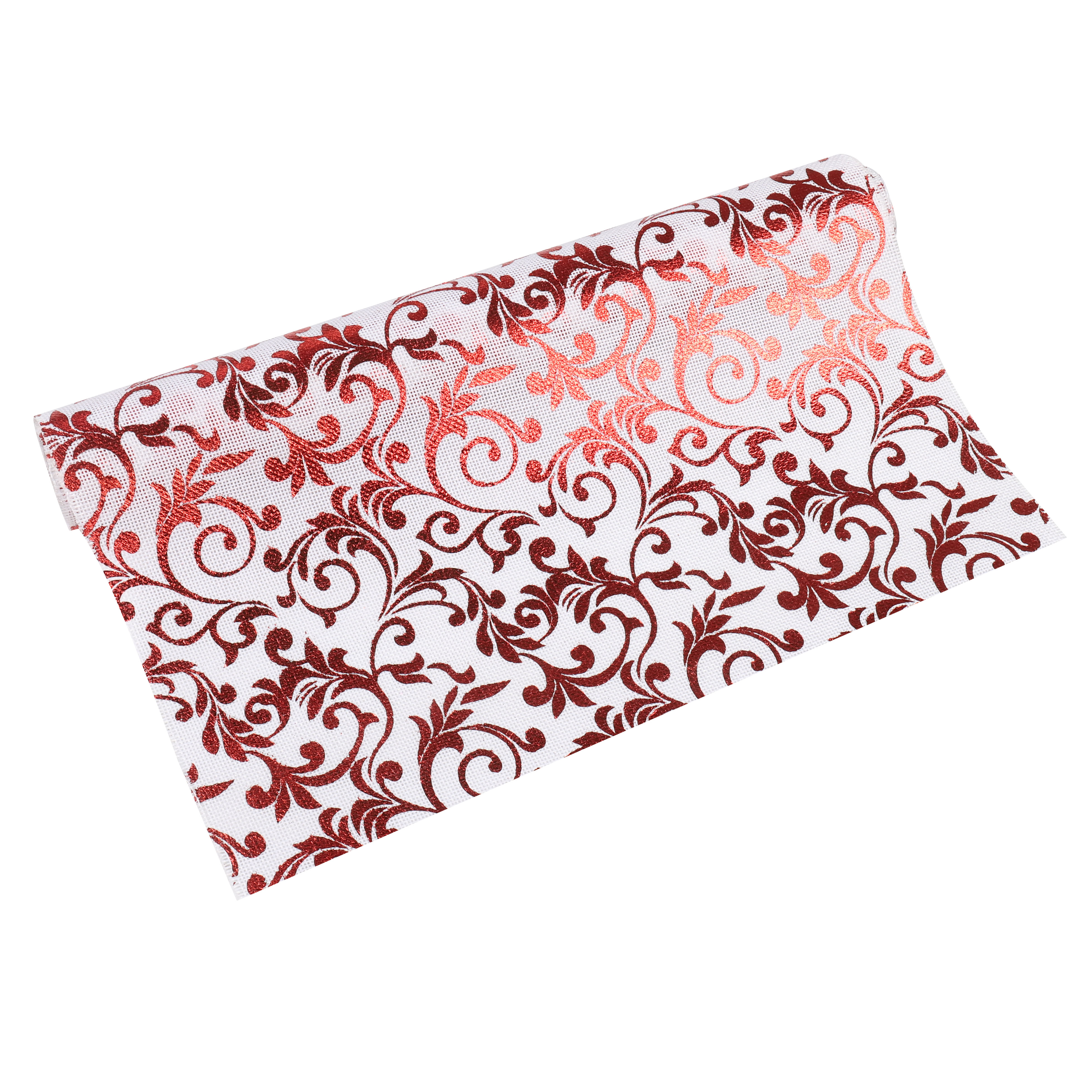 Chuso Craft 0842 Flower Wrapping Paper Gift Packaging Changeable Double Gauze Christmas Tree Decoration Rib Ribbon Spot Wholesale Hot Gold Red Green Floating Ribbon 2 Specification drawing