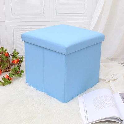 Supply foreign trade and domestic sales of canvas folding 38 square storage stool clothing toys storage box for shoes stool manufacturers wholesale thumbnail