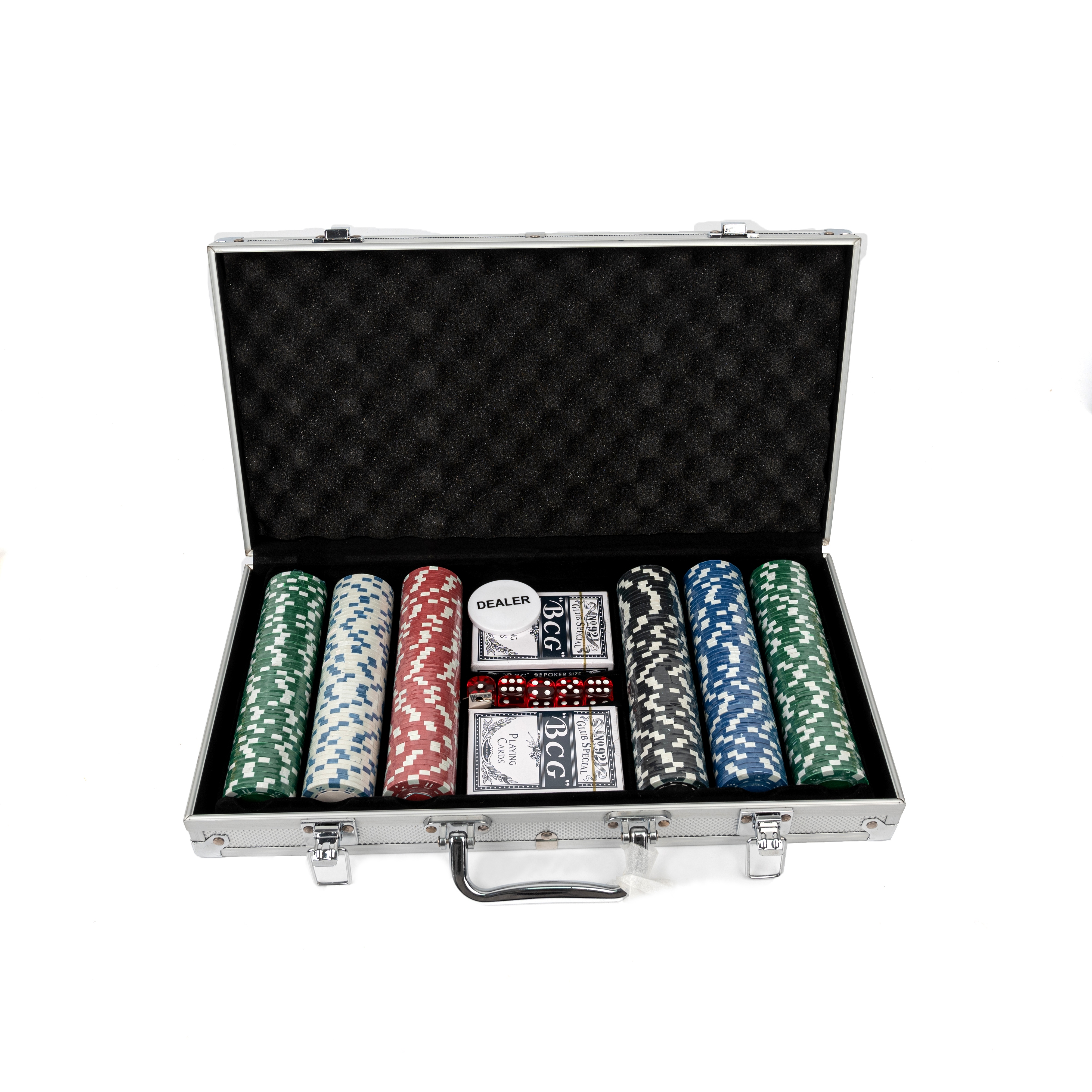 Chips 300 chips aluminum box set Texas game chips poker dice set leisure entertainment manufacturers supply